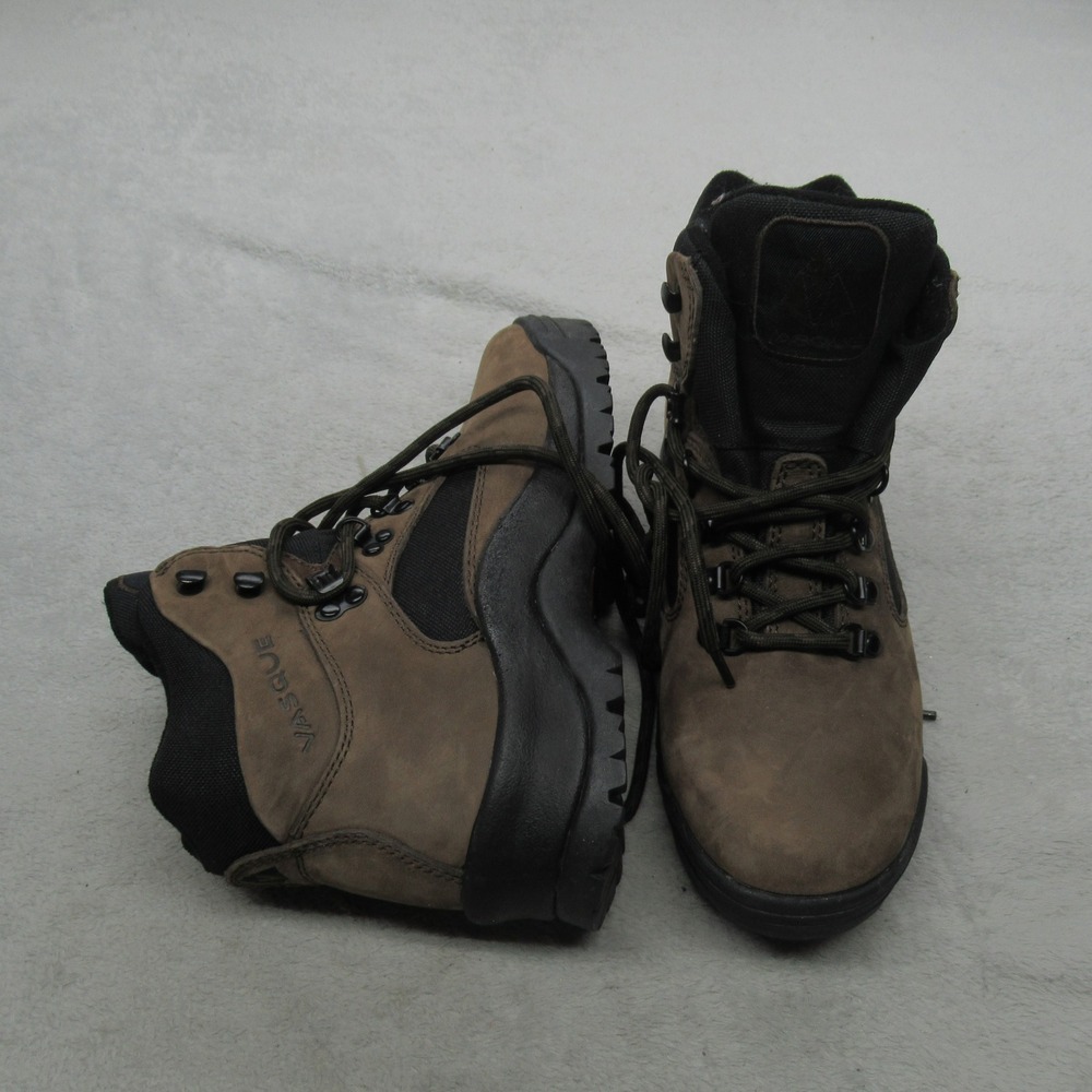 Vasque Women 9M Hiking‎ Boots Brown Leather Skywalk Sole Trail Waterproof Rugged